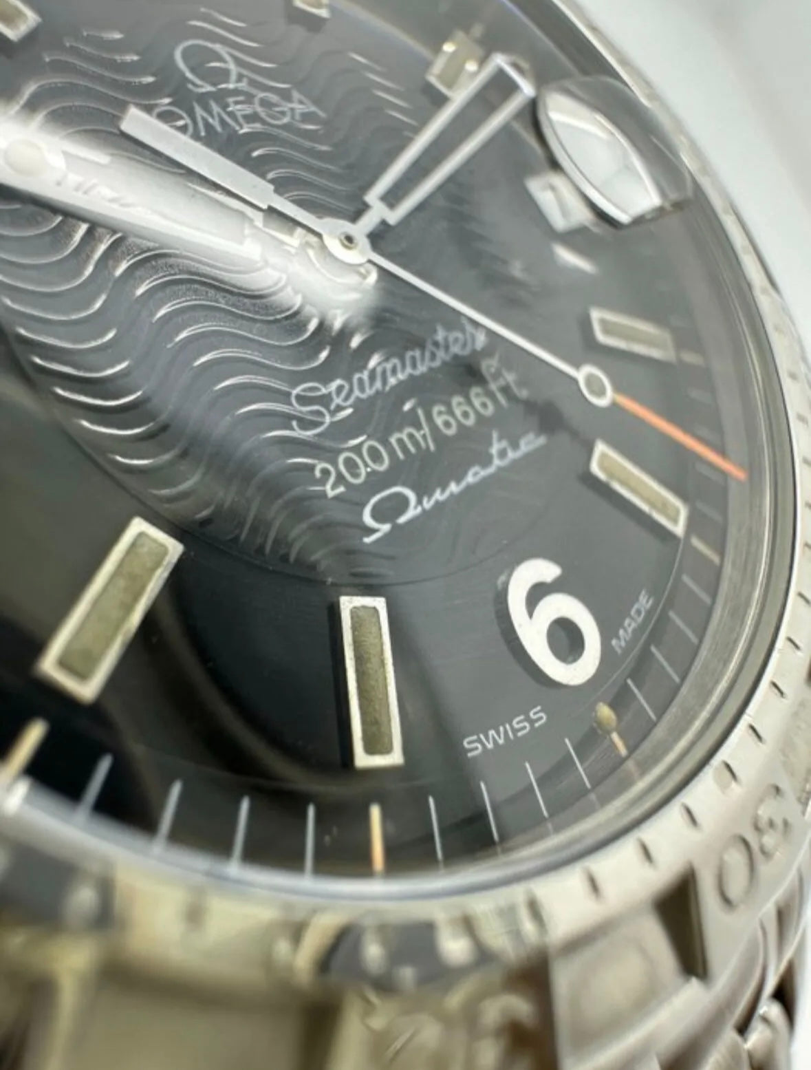 1995 Ω Omega Seamaster 200m/666 ft, Omegamatic, Black dial Men's Dive Watch