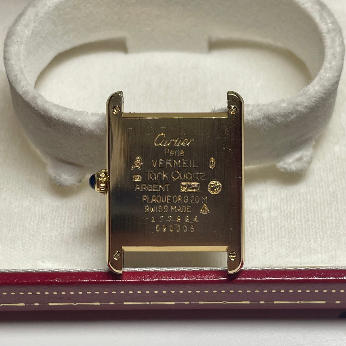 1990s Tri-Colour Must de Cartier Vermeil Tank