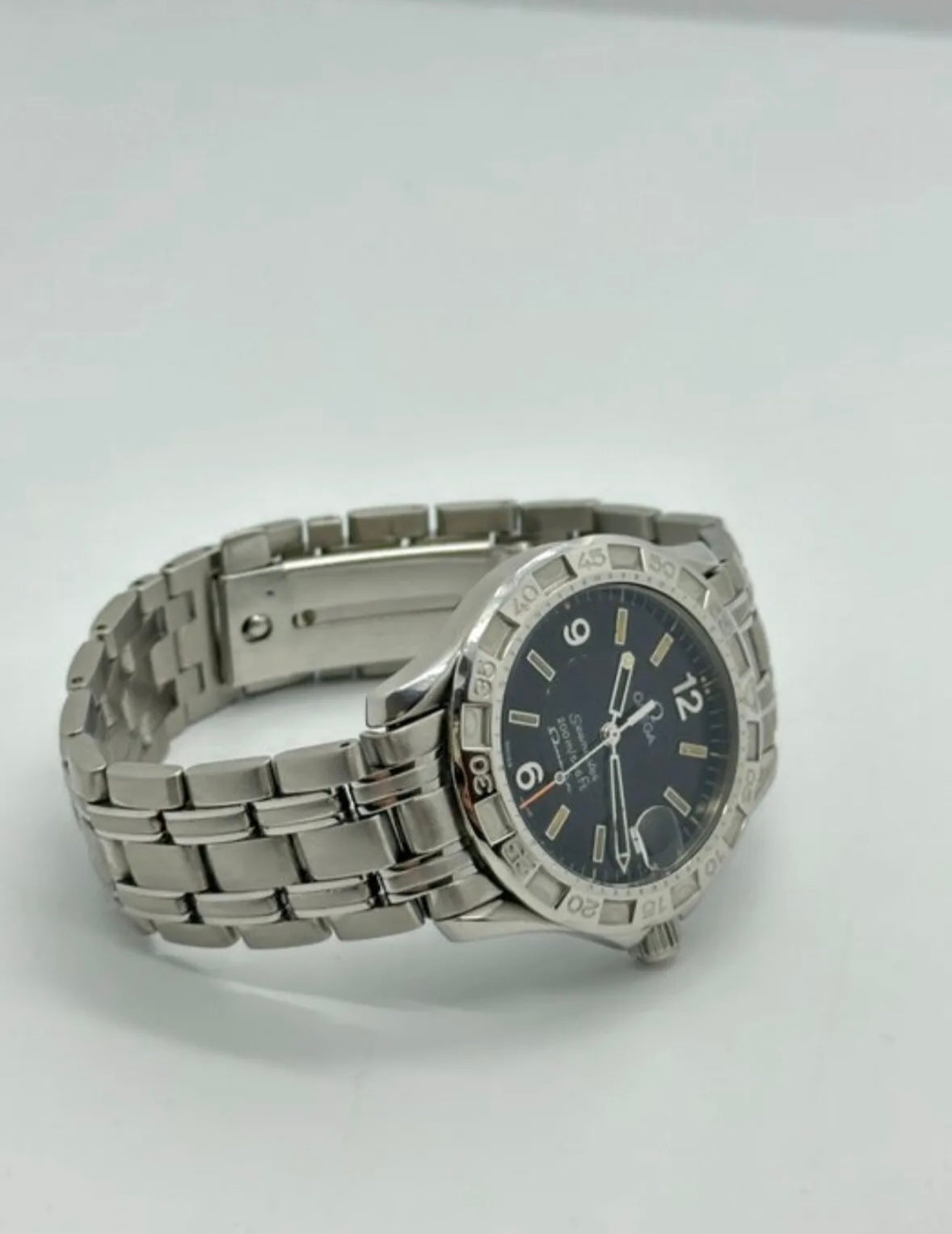 1995 Ω Omega Seamaster 200m/666 ft, Omegamatic, Black dial Men's Dive Watch