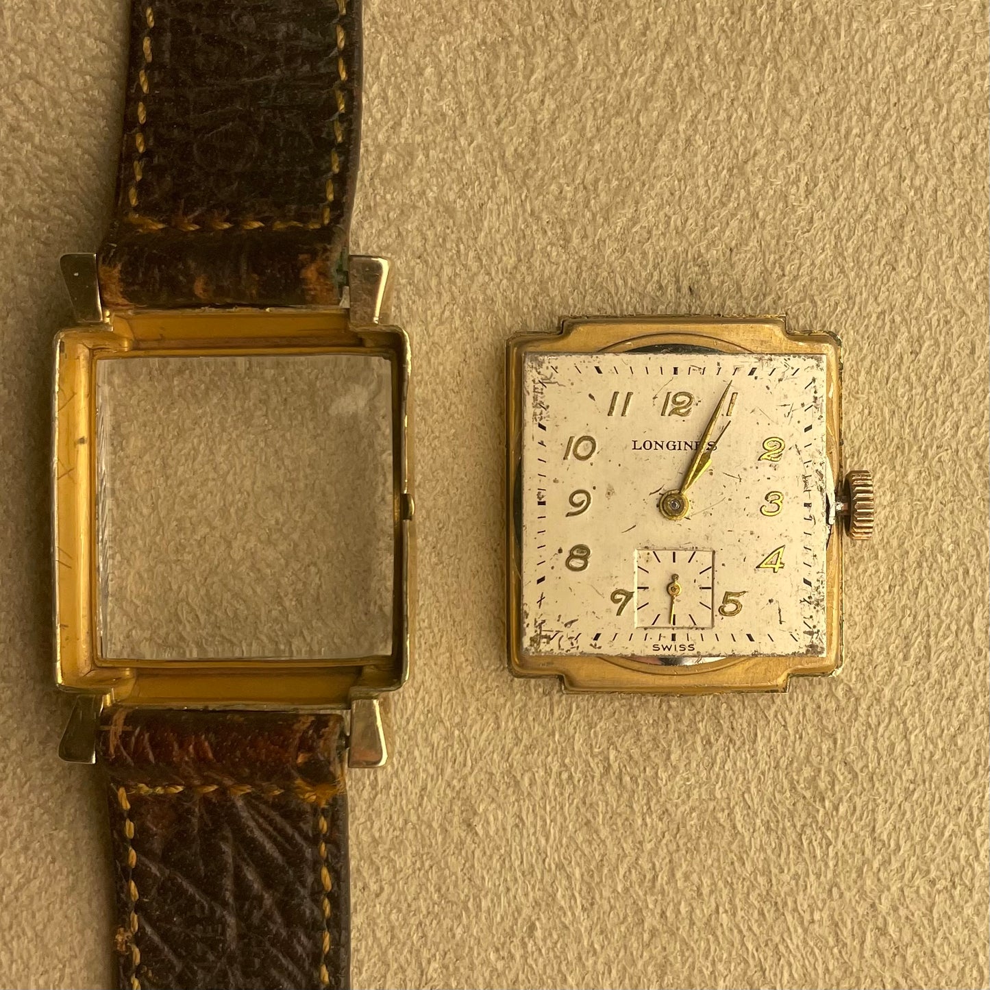1947 Vintage Longines tank Manual, GF