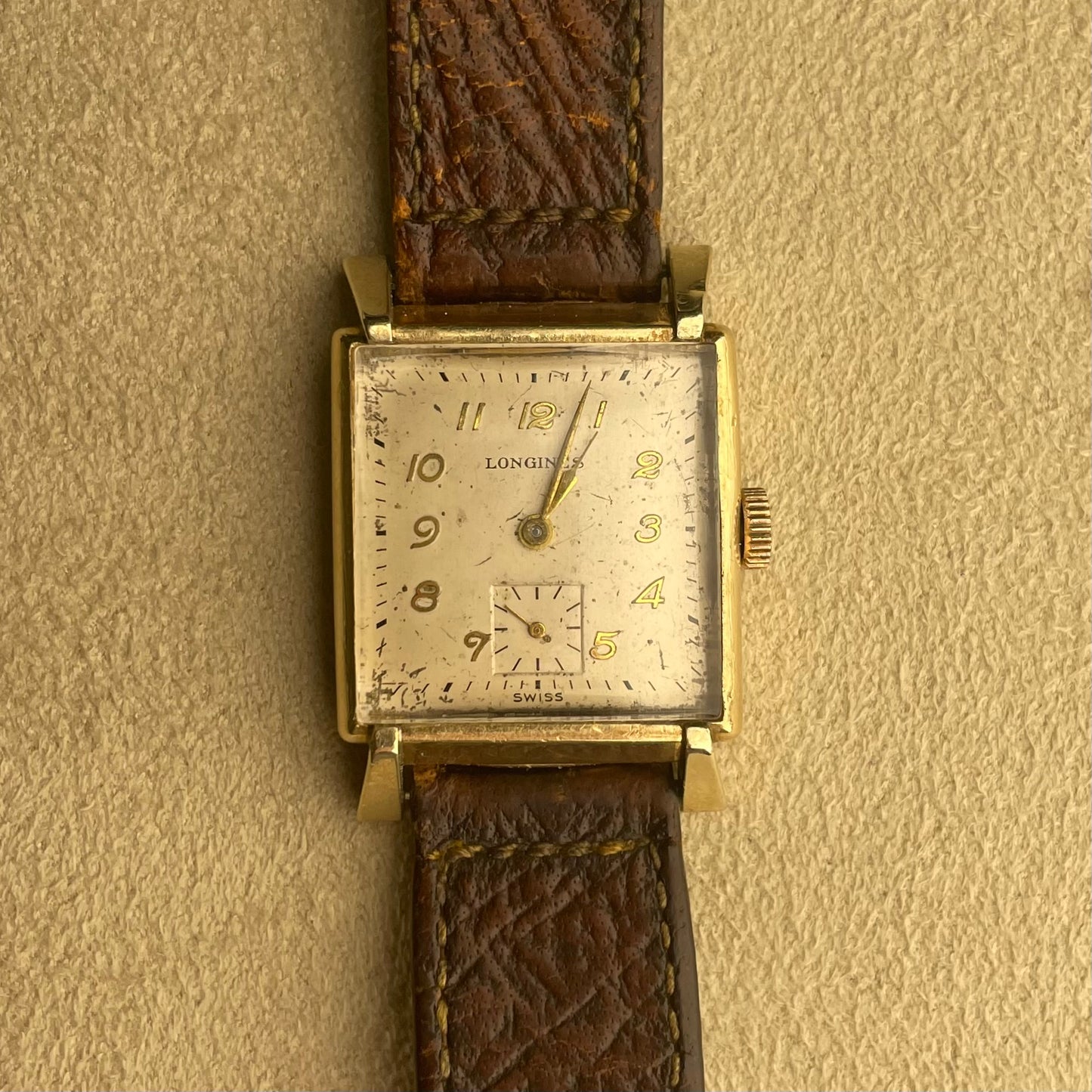 1947 Vintage Longines tank Manual, GF