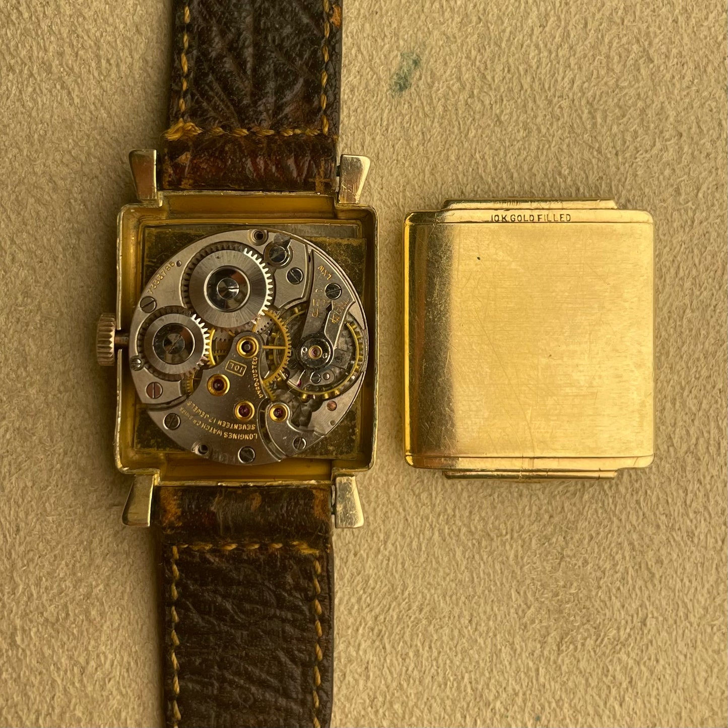 1947 Vintage Longines tank Manual, GF